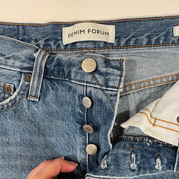 ๐ ARITZIA DENIM FORUM STRAIGHT JEANS - Picture 4 of 13